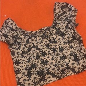 Flower crop top